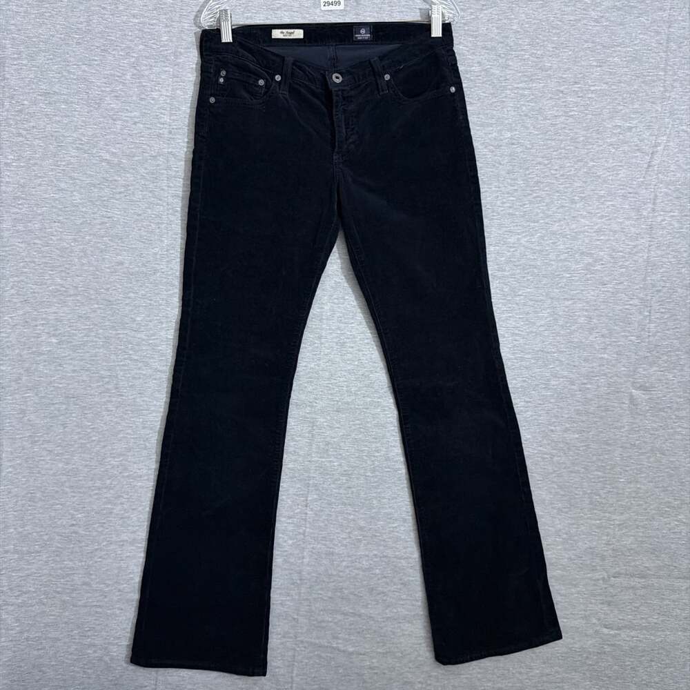 AG Goldschmied Women's Size 30R Navy Corduroy The Angel Bootcut Jeans